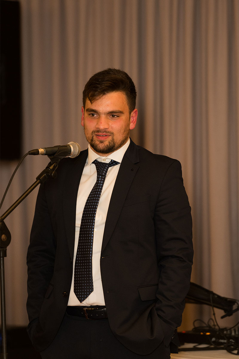 Ioannis Sismanidis addressing guests